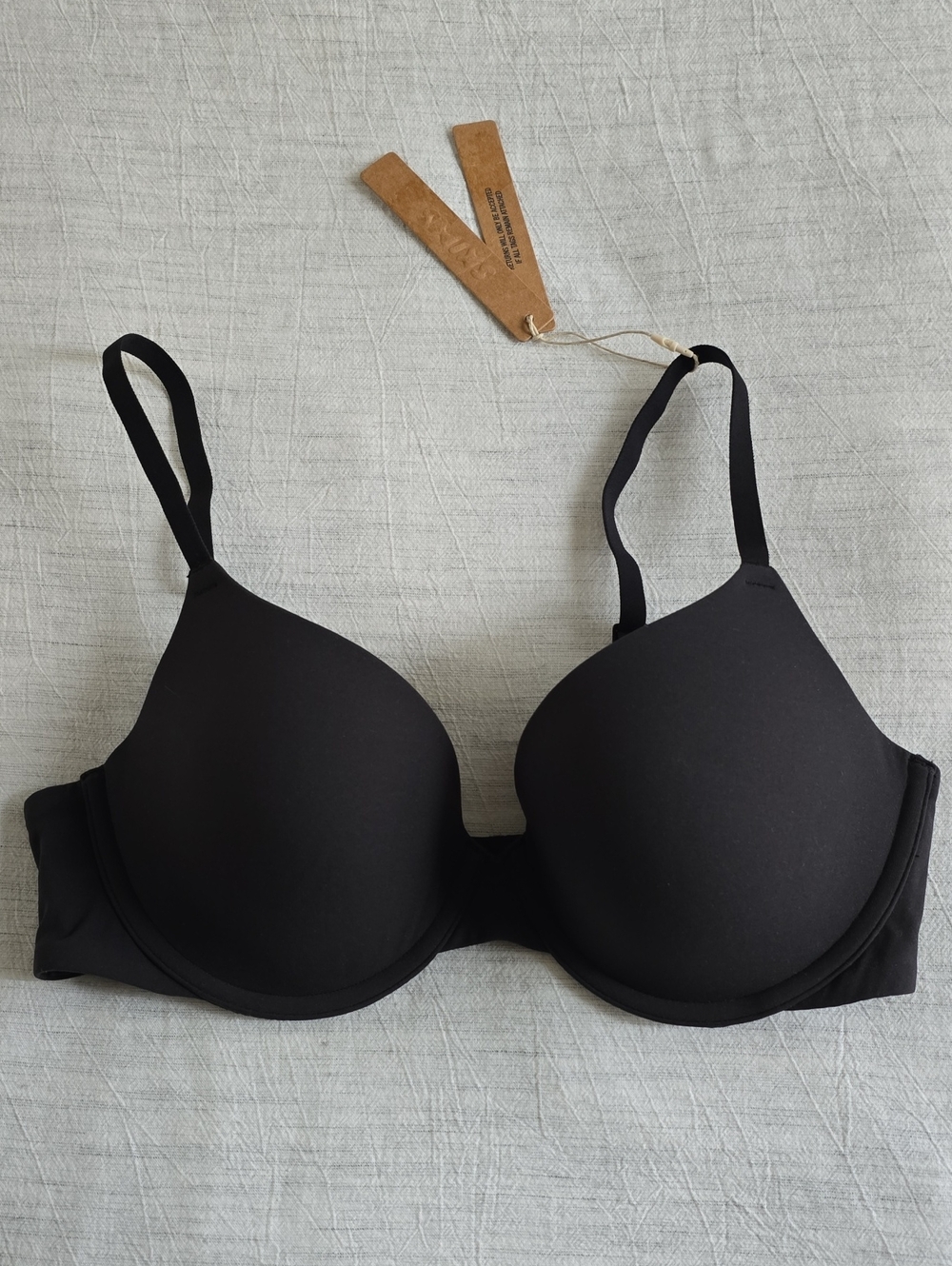 SKIMS Fits Everybody T-shirt Bra Size:34C Onyx